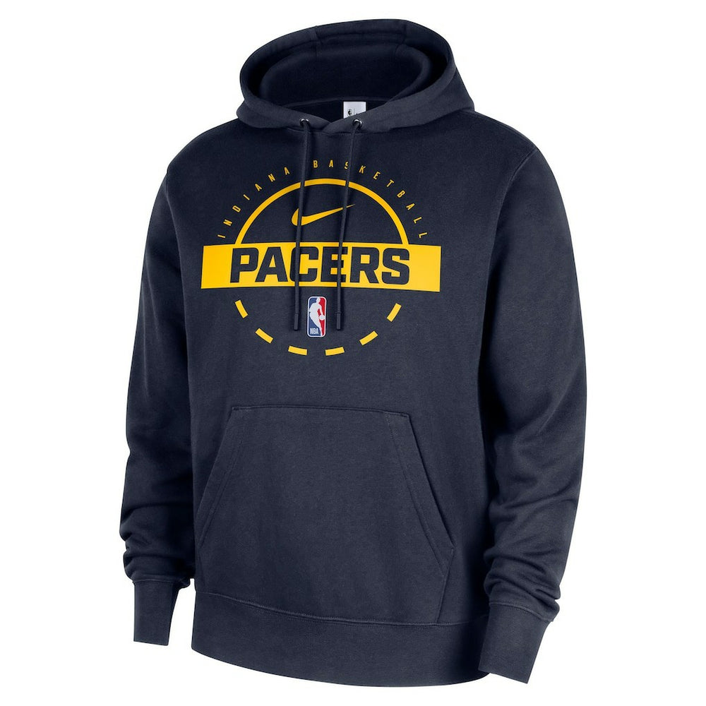 Nike Indiana Pacers 2025/26 Authentic Practice Club Pullover Hoodie Navy