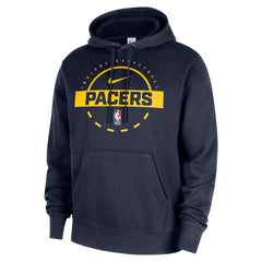 Nike Indiana Pacers 2025/26 Authentic Practice Club Pullover Hoodie Navy