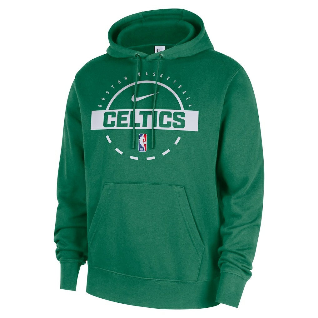 Nike Boston Celtics 2025/26 Authentic Practice Club Pullover Hoodie Kelly Green