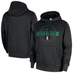 Nike Boston Celtics 2025/26 Authentic Practice Club Pullover Hoodie Black