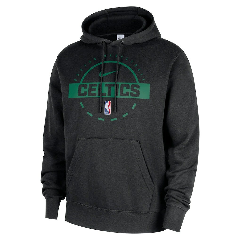 Nike Boston Celtics 2025/26 Authentic Practice Club Pullover Hoodie Black
