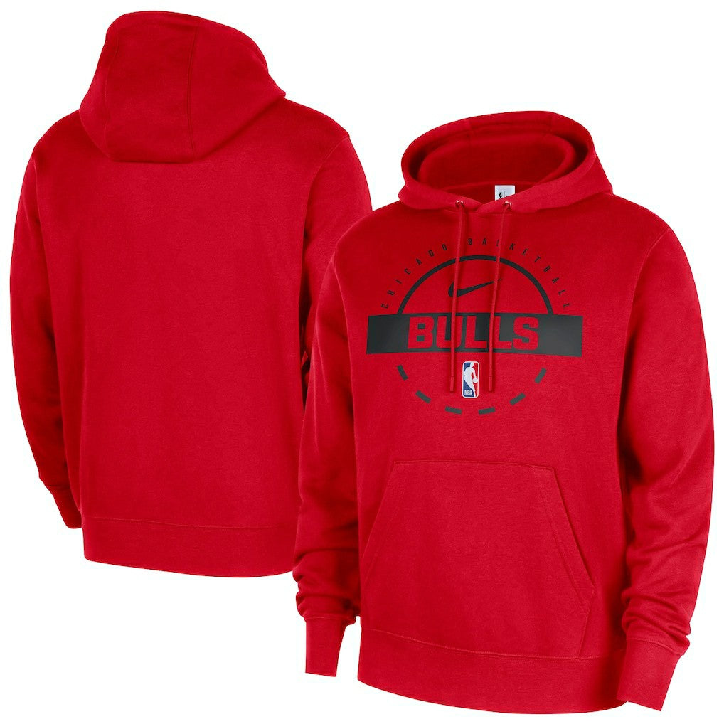 Nike Chicago Bulls 2025/26 Authentic Practice Club Pullover Hoodie Red