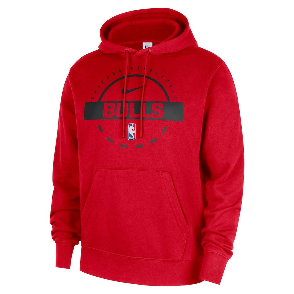 Nike Chicago Bulls 2025/26 Authentic Practice Club Pullover Hoodie Red