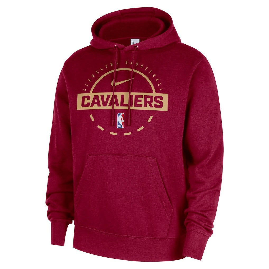 Nike Cleveland Cavaliers 2025/26 Authentic Practice Club Pullover Hoodie Wine