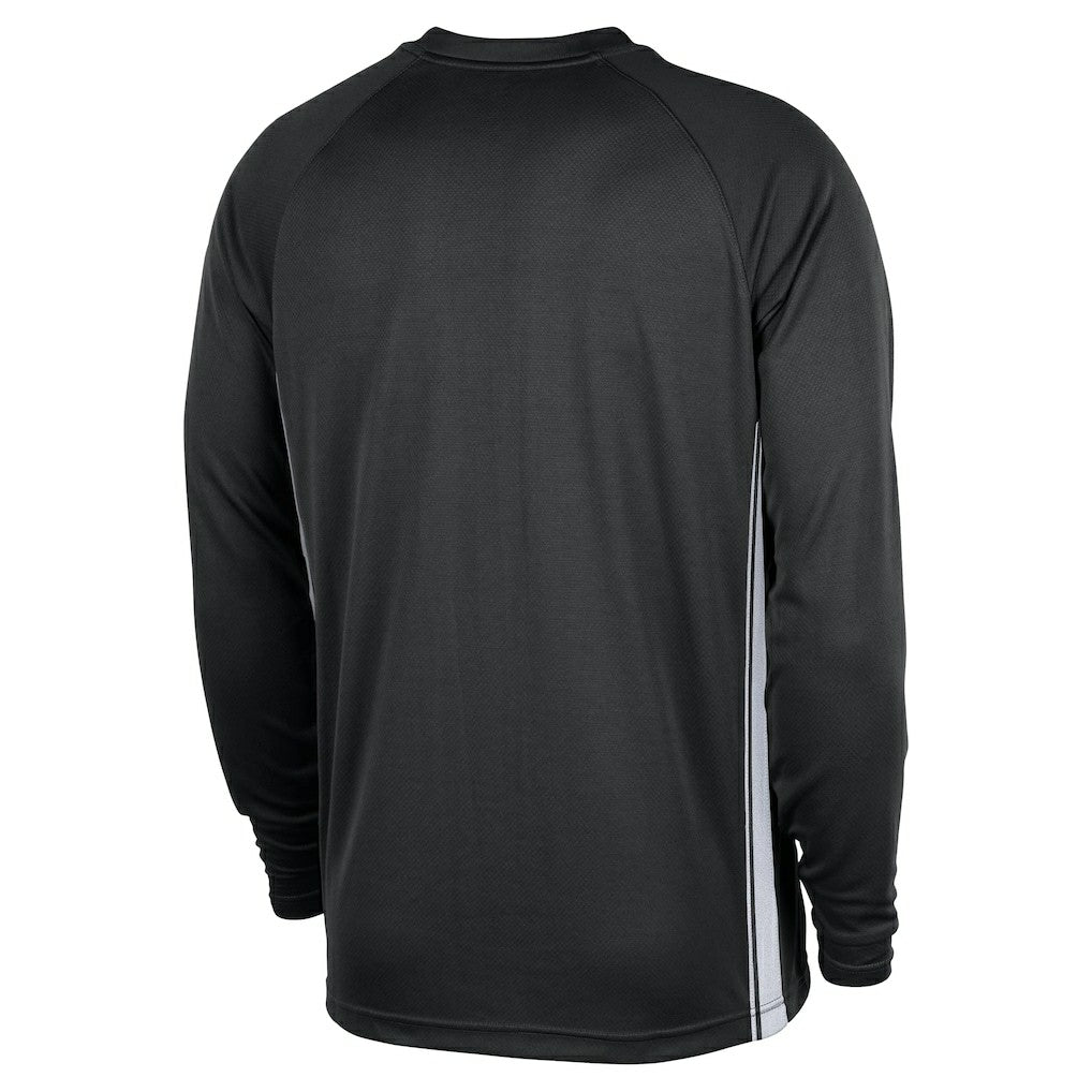 Nike Brooklyn Nets 2025/26 Authentic Pre-Game Legend Dri-FIT Long Sleeve Shooting Shirt Black