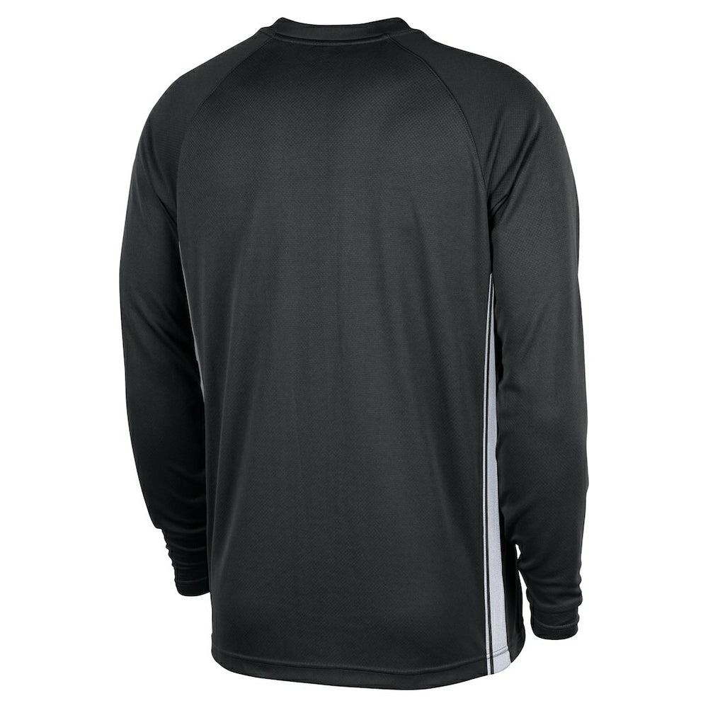Nike Brooklyn Nets 2025/26 Authentic Pre-Game Legend Dri-FIT Long Sleeve Shooting Shirt Black
