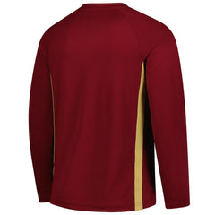 Nike Cleveland Cavaliers 2025/26 Authentic Pre-Game Legend Dri-FIT Long Sleeve Shooting Shirt Wine