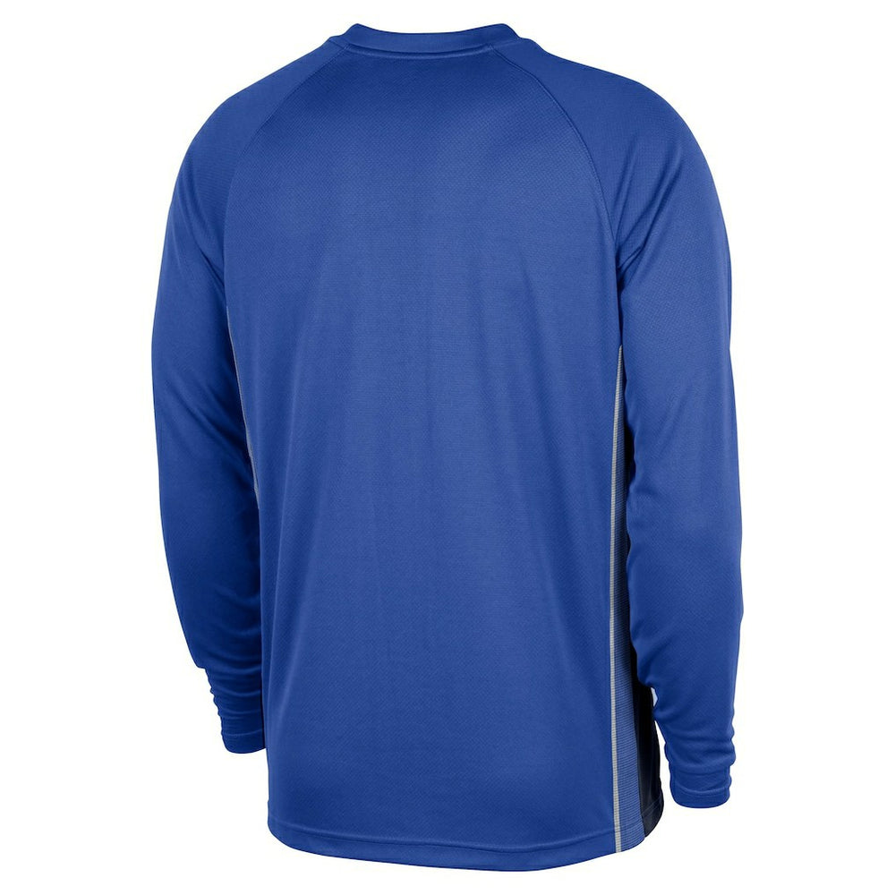 Nike Dallas Mavericks 2025/26 Authentic Pre-Game Legend Dri-FIT Long Sleeve Shooting Shirt Blue