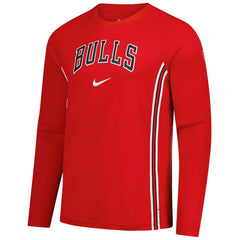 Nike Chicago Bulls 2025/26 Authentic Pre-Game Legend Dri-FIT Long Sleeve Shooting Shirt Red