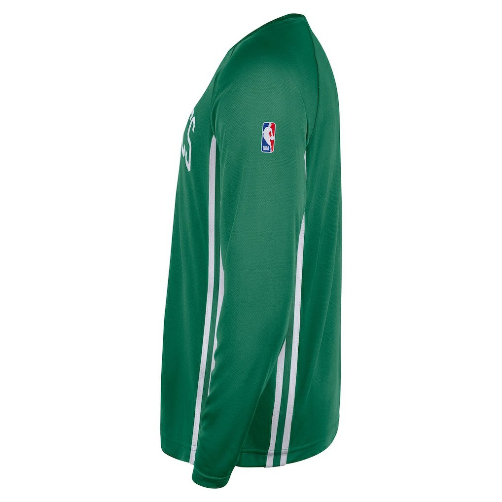 Nike Boston Celtics 2025/26 Authentic Pre-Game Legend Dri-FIT Long Sleeve Shooting Shirt Kelly Green