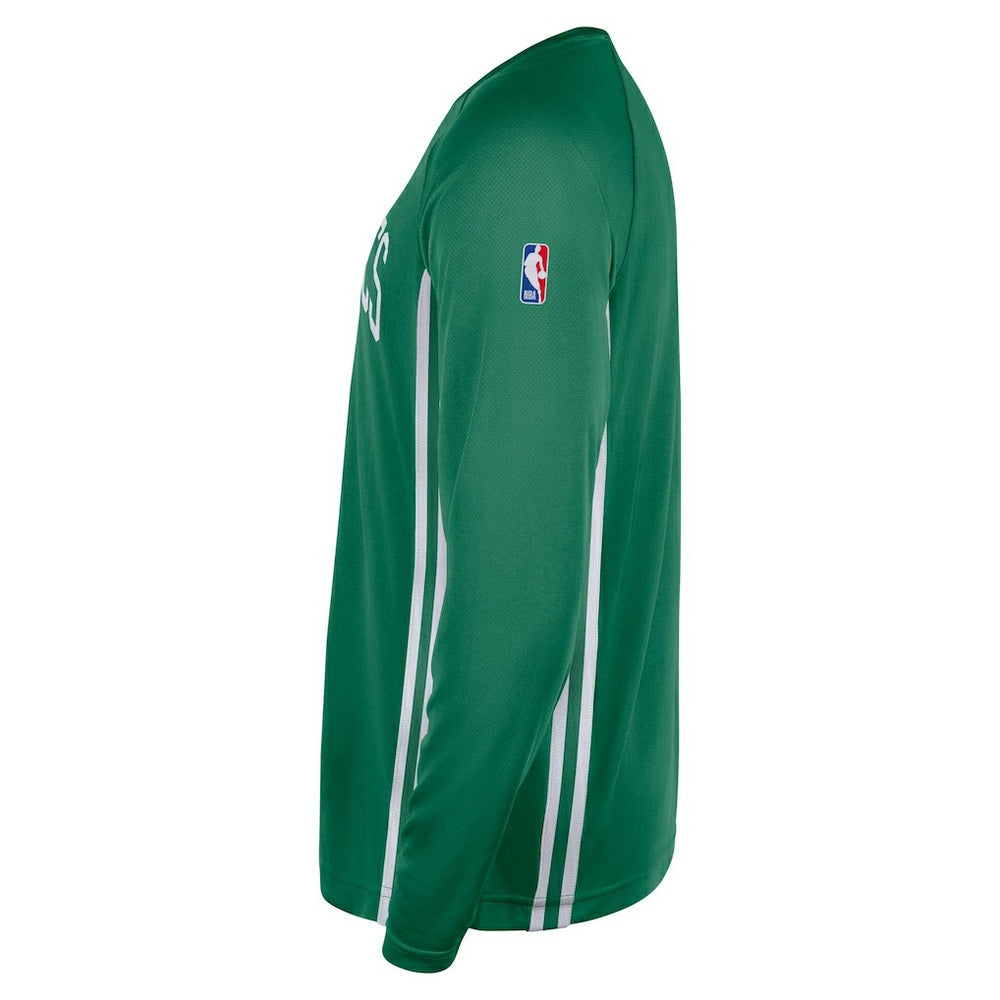 Nike Boston Celtics 2025/26 Authentic Pre-Game Legend Dri-FIT Long Sleeve Shooting Shirt Kelly Green
