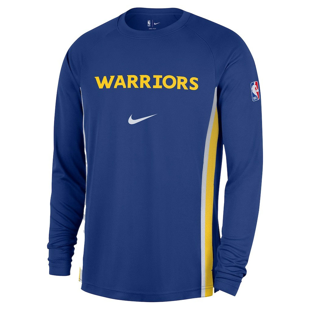 Nike Golden State Warriors 2025/26 Authentic Pre-Game Legend Dri-FIT Long Sleeve Shooting Shirt Royal