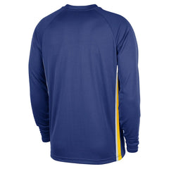 Nike Golden State Warriors 2025/26 Authentic Pre-Game Legend Dri-FIT Long Sleeve Shooting Shirt Royal