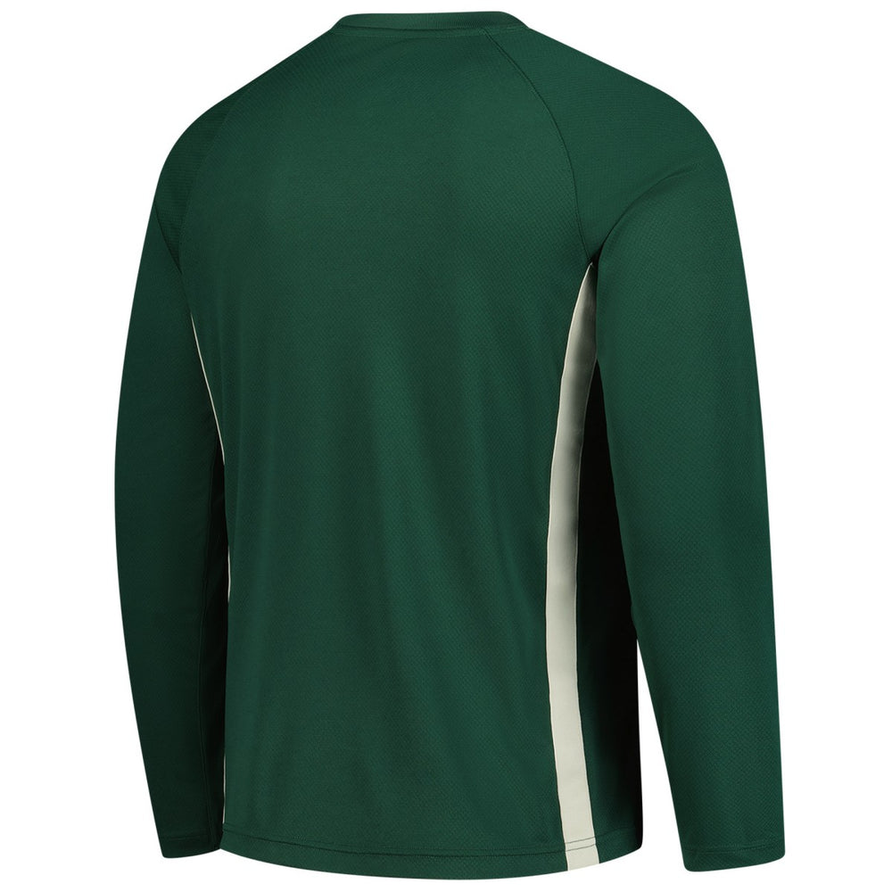 Nike Milwaukee Bucks 2025/26 Authentic Pre-Game Legend Dri-FIT Long Sleeve Shooting Shirt Hunter Green