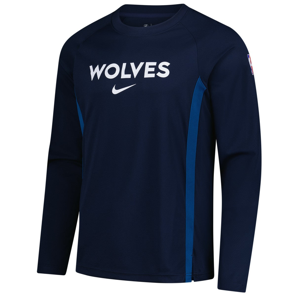 Nike Minnesota Timberwolves 2025/26 Authentic Pre-Game Legend Dri-FIT Long Sleeve Shooting Shirt Navy