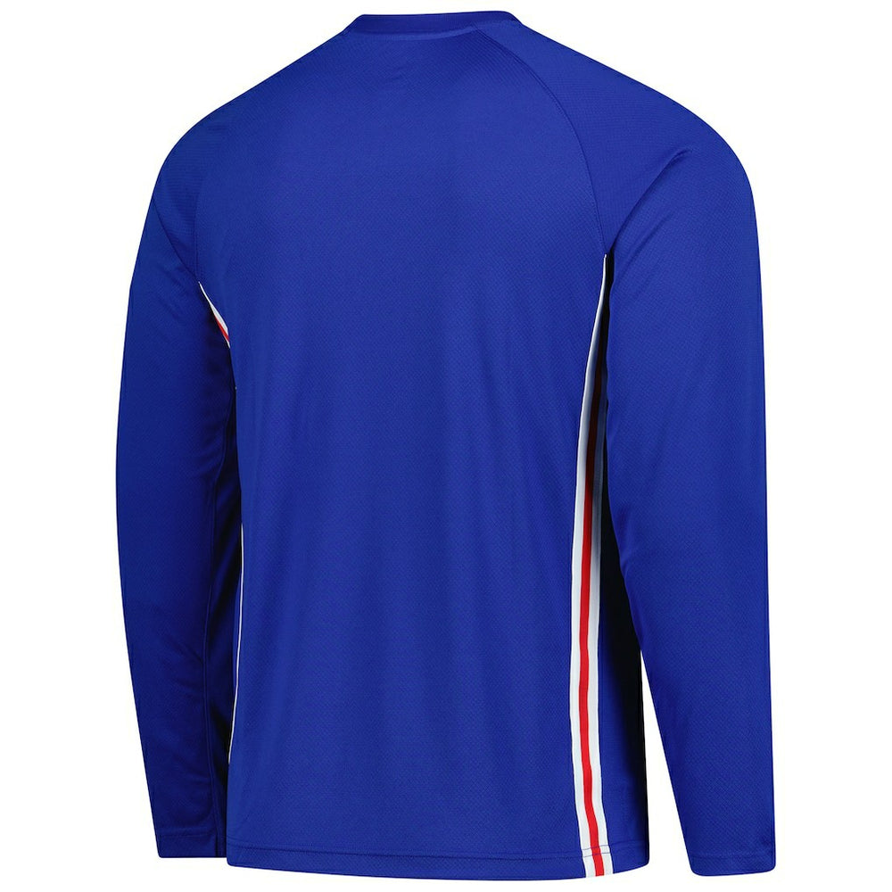 Nike Philadelphia 76ers 2025/26 Authentic Pre-Game Legend Dri-FIT Long Sleeve Shooting Shirt Royal