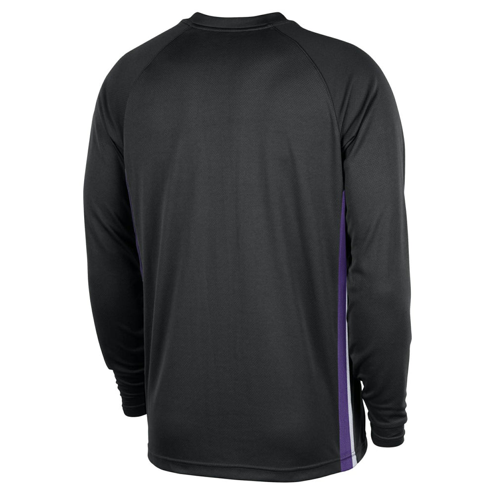 Nike Sacramento Kings 2025/26 Authentic Pre-Game Legend Dri-FIT Long Sleeve Shooting Shirt Black