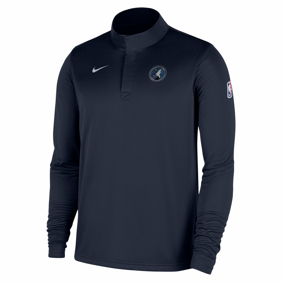 Nike Minnesota Timberwolves 2025/26 Authentic Coaches Quarter-Zip Dri-Fit Top Navy