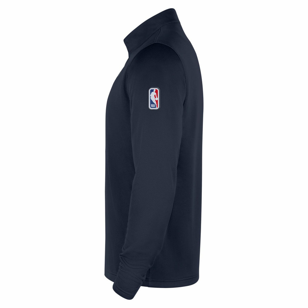 Nike Minnesota Timberwolves 2025/26 Authentic Coaches Quarter-Zip Dri-Fit Top Navy