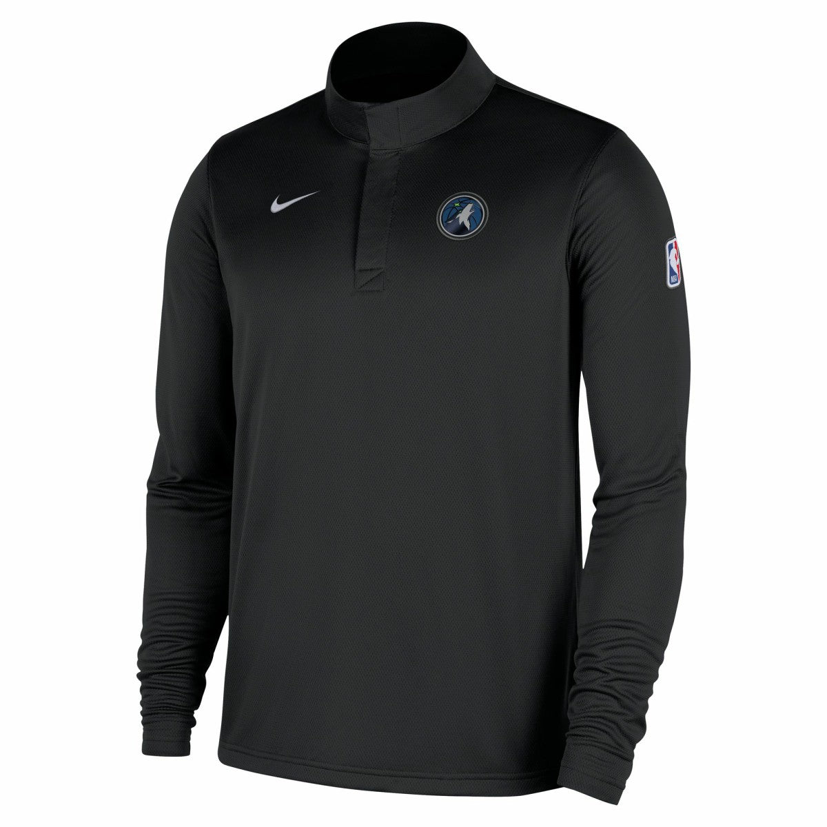 Nike Minnesota Timberwolves 2025/26 Authentic Coaches Quarter-Zip Dri-Fit Top Black