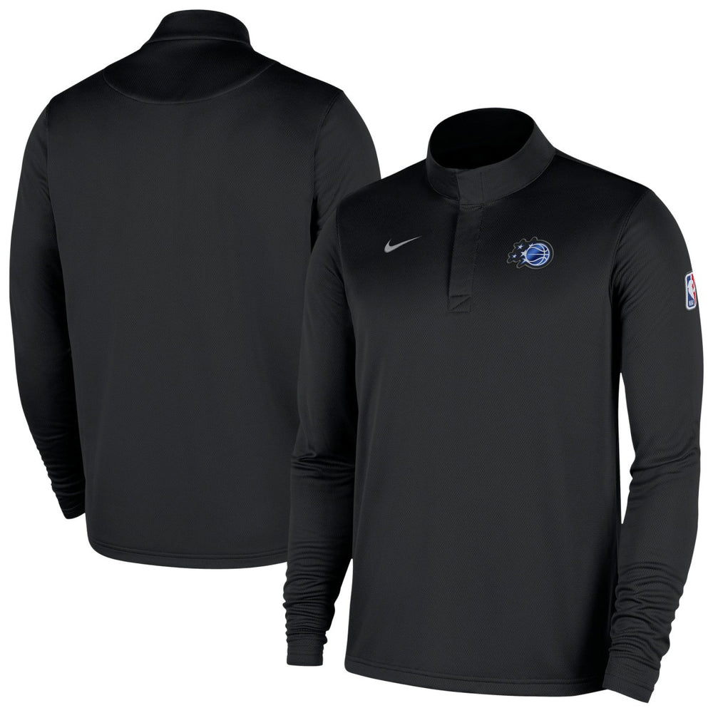 Nike Orlando Magic 2025/26 Authentic Coaches Quarter-Zip Dri-Fit Top Black