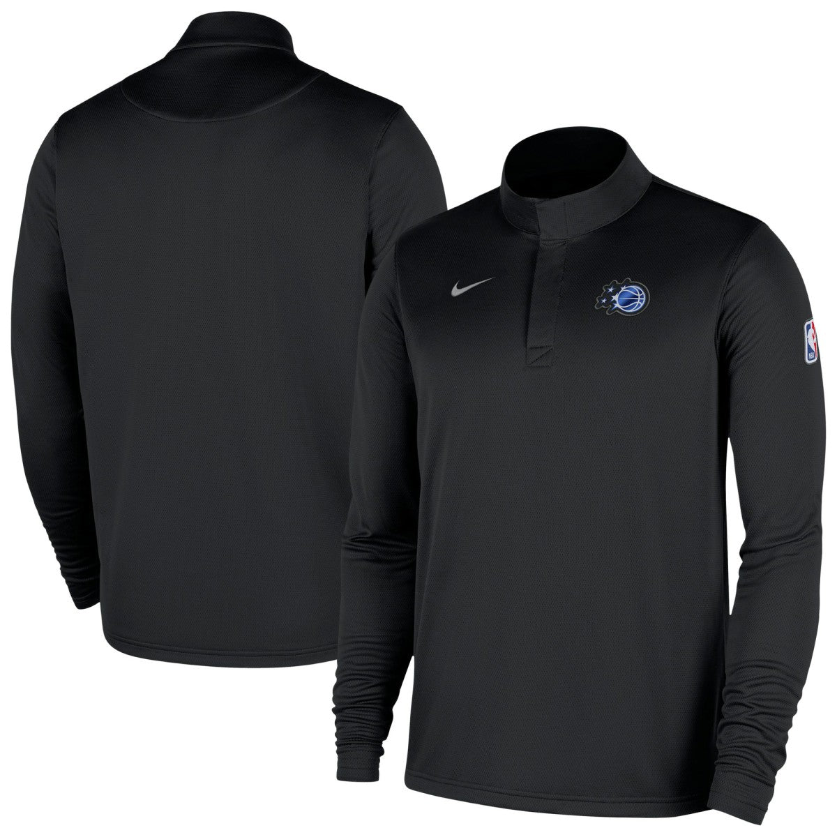 Nike Orlando Magic 2025/26 Authentic Coaches Quarter-Zip Dri-Fit Top Black