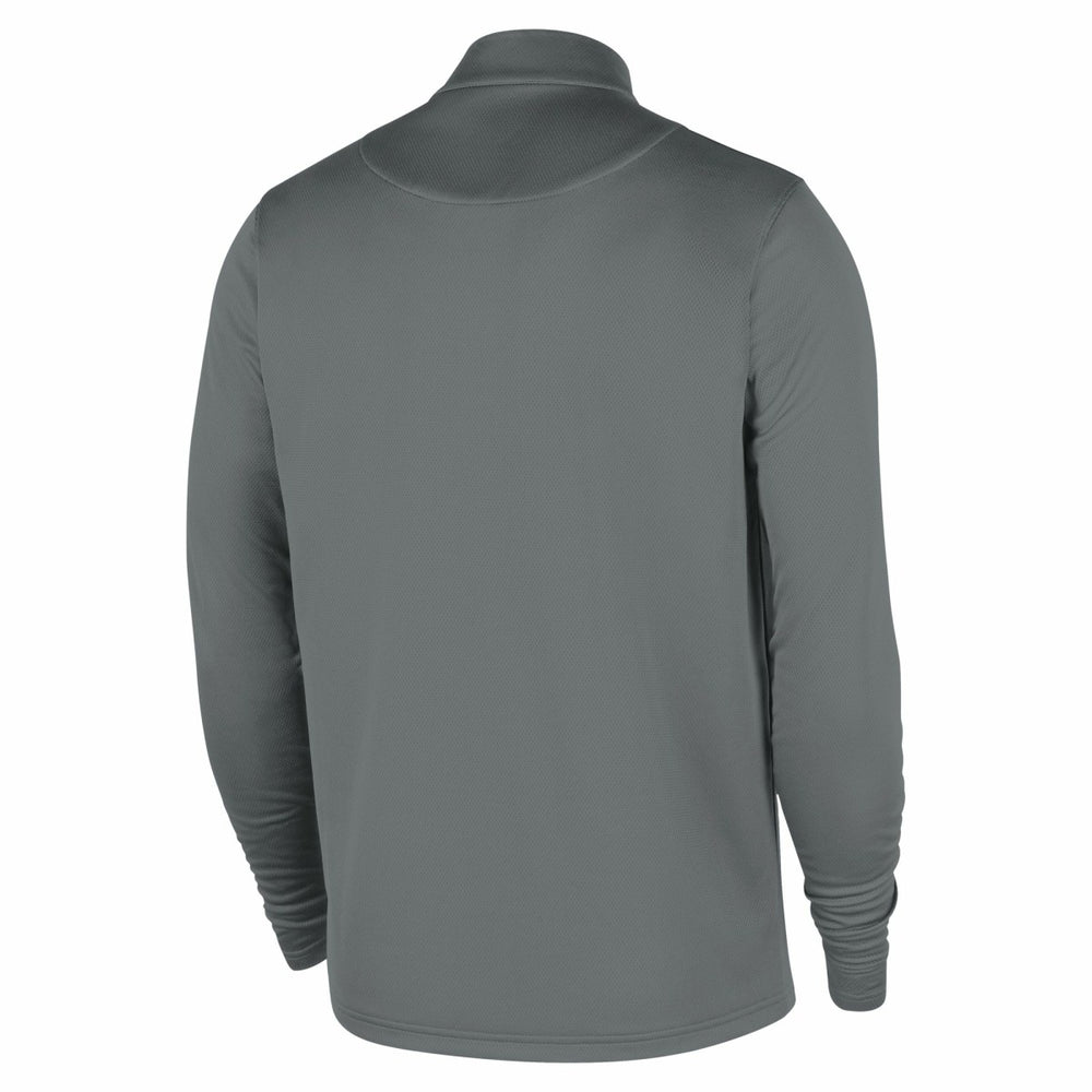 Nike San Antonio Spurs 2025/26 Authentic Coaches Quarter-Zip Dri-Fit Top Silver
