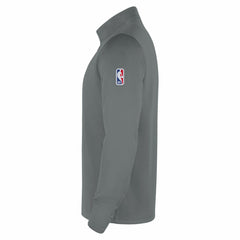 Nike San Antonio Spurs 2025/26 Authentic Coaches Quarter-Zip Dri-Fit Top Silver