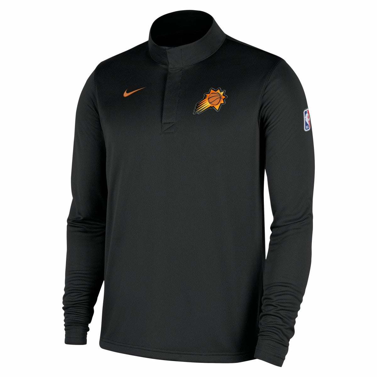 Nike Phoenix Suns 2025/26 Authentic Coaches Quarter-Zip Dri-Fit Top Black