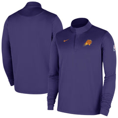 Nike Phoenix Suns 2025/26 Authentic Coaches Quarter-Zip Dri-Fit Top Purple