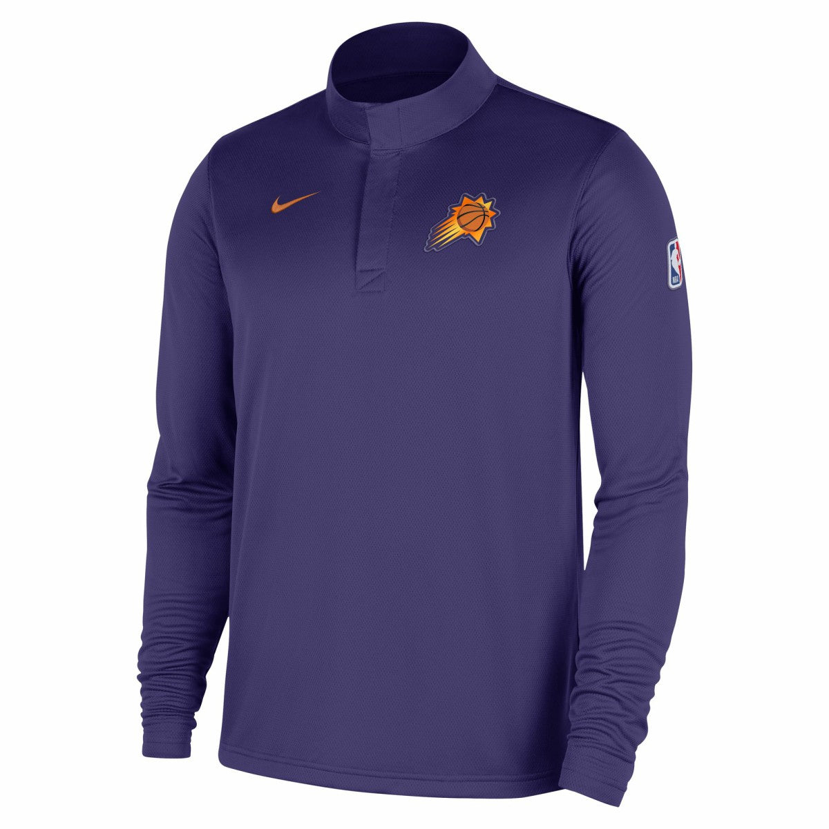 Nike Phoenix Suns 2025/26 Authentic Coaches Quarter-Zip Dri-Fit Top Purple