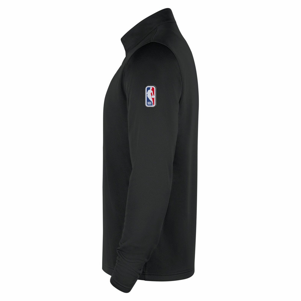 Nike Portland Trail Blazers 2025/26 Authentic Coaches Quarter-Zip Dri-Fit Top Black