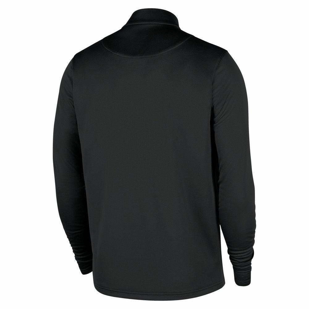 Nike Milwaukee Bucks 2025/26 Authentic Coaches Quarter-Zip Dri-Fit Top Black
