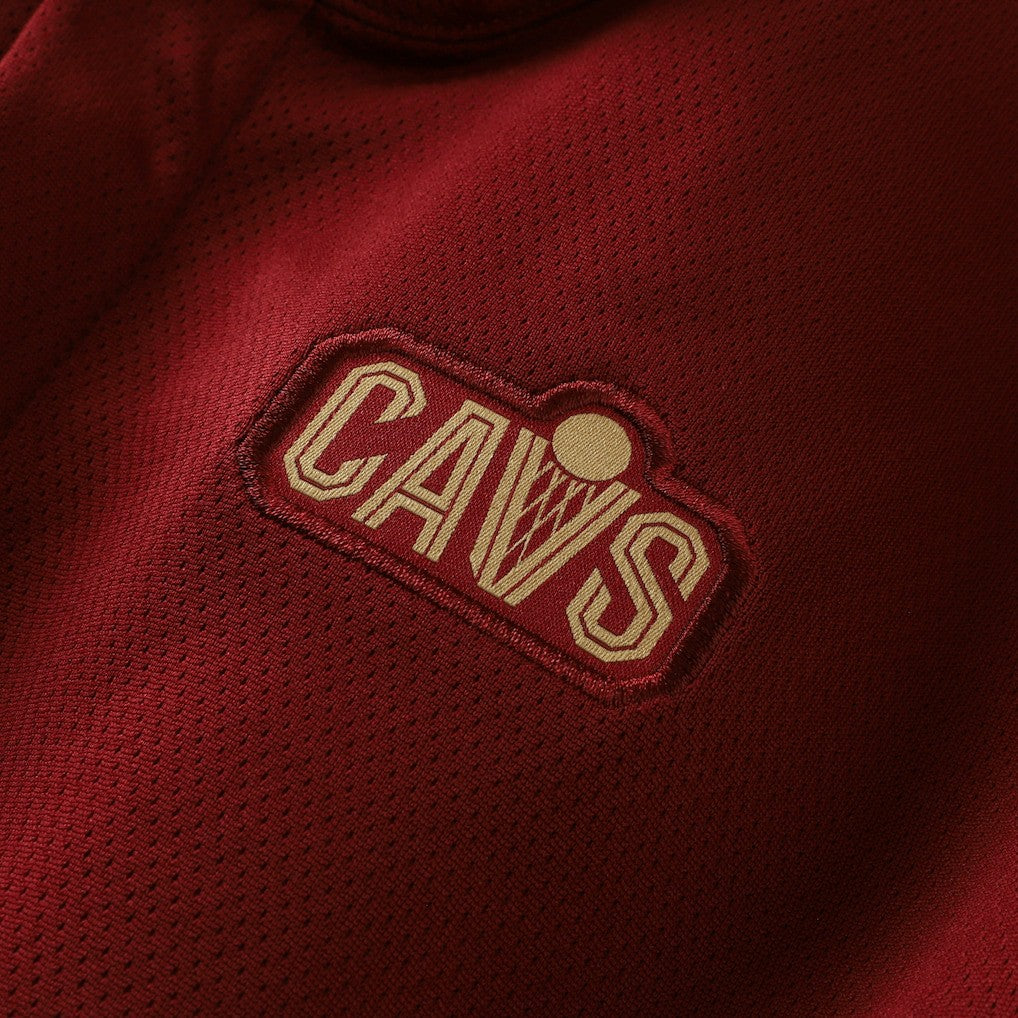 Nike Cleveland Cavaliers 2025/26 Authentic Coaches Quarter-Zip Dri-Fit Top Wine