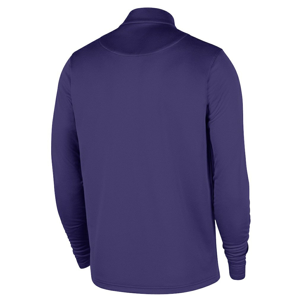 Nike Charlotte Hornets 2025/26 Authentic Coaches Quarter-Zip Dri-Fit Top Purple
