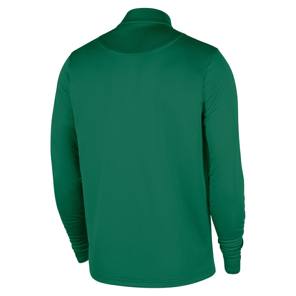Nike Boston Celtics 2025/26 Authentic Coaches Quarter-Zip Dri-Fit Top Kelly Green