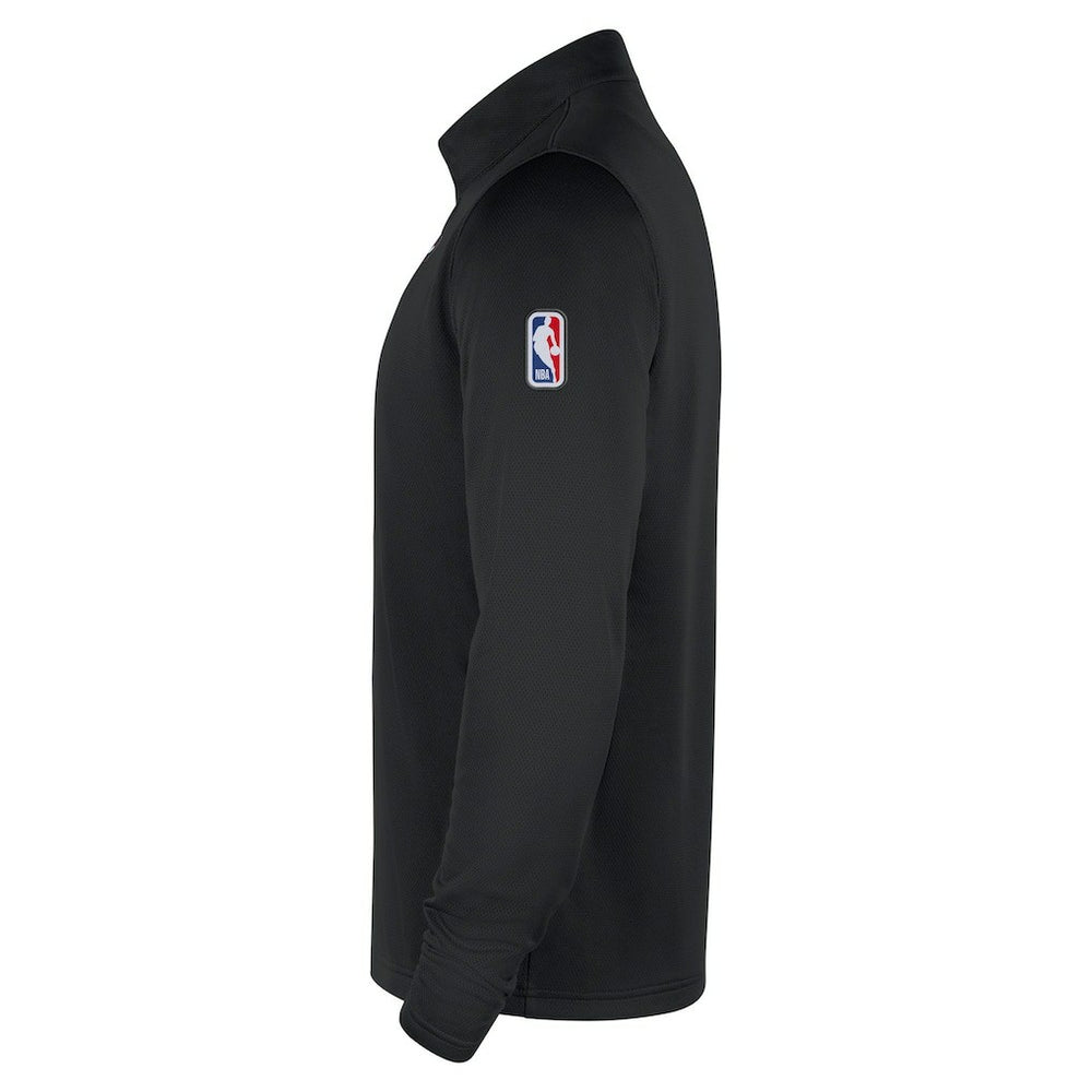 Nike Chicago Bulls 2025/26 Authentic Coaches Quarter-Zip Dri-Fit Top Black