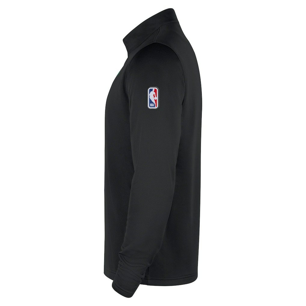 Nike Boston Celtics 2025/26 Authentic Coaches Quarter-Zip Dri-Fit Top Black