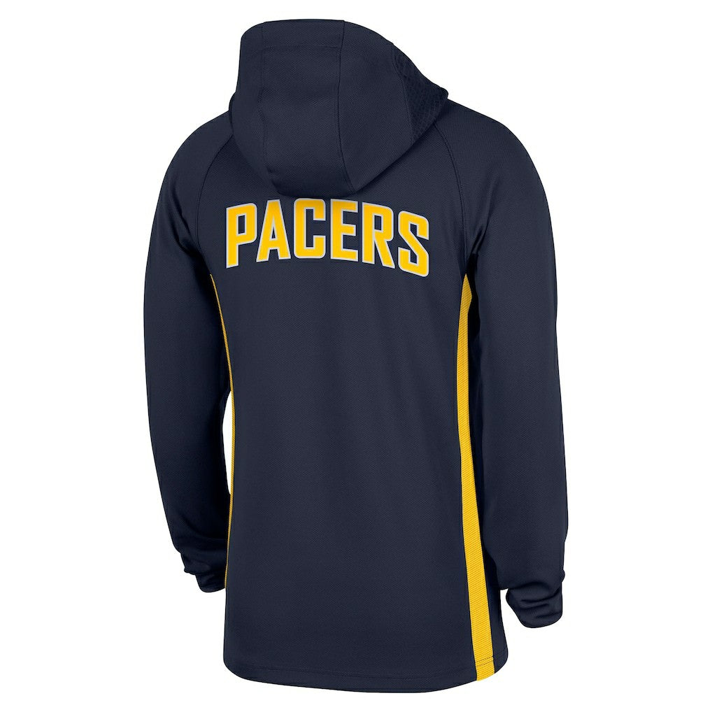 Nike Indiana Pacers Authentic On Court Zone Quarter-Zip Dri-FIT Hoodie Jacket Navy