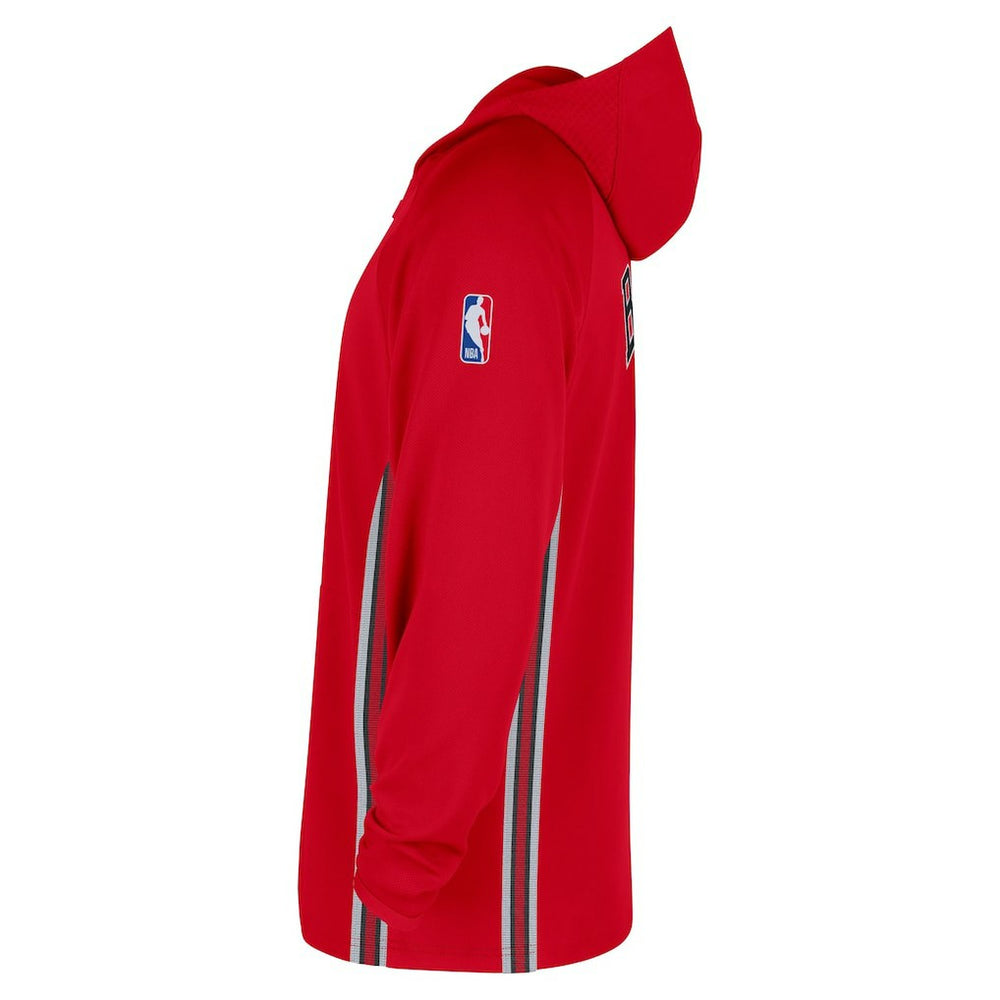 Nike Chicago Bulls Authentic On Court Zone Quarter-Zip Dri-FIT Hoodie Jacket Red