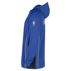Nike Dallas Mavericks Authentic On Court Zone Quarter-Zip Dri-FIT Hoodie Jacket Royal