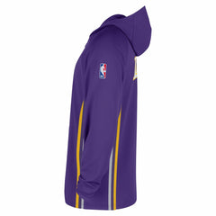Nike Los Angeles Lakers Authentic On Court Zone Quarter-Zip Dri-FIT Hoodie Jacket Purple