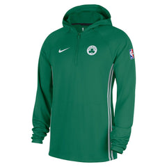 Nike Boston Celtics Authentic On Court Zone Quarter-Zip Dri-FIT Hoodie Jacket Kelly Green