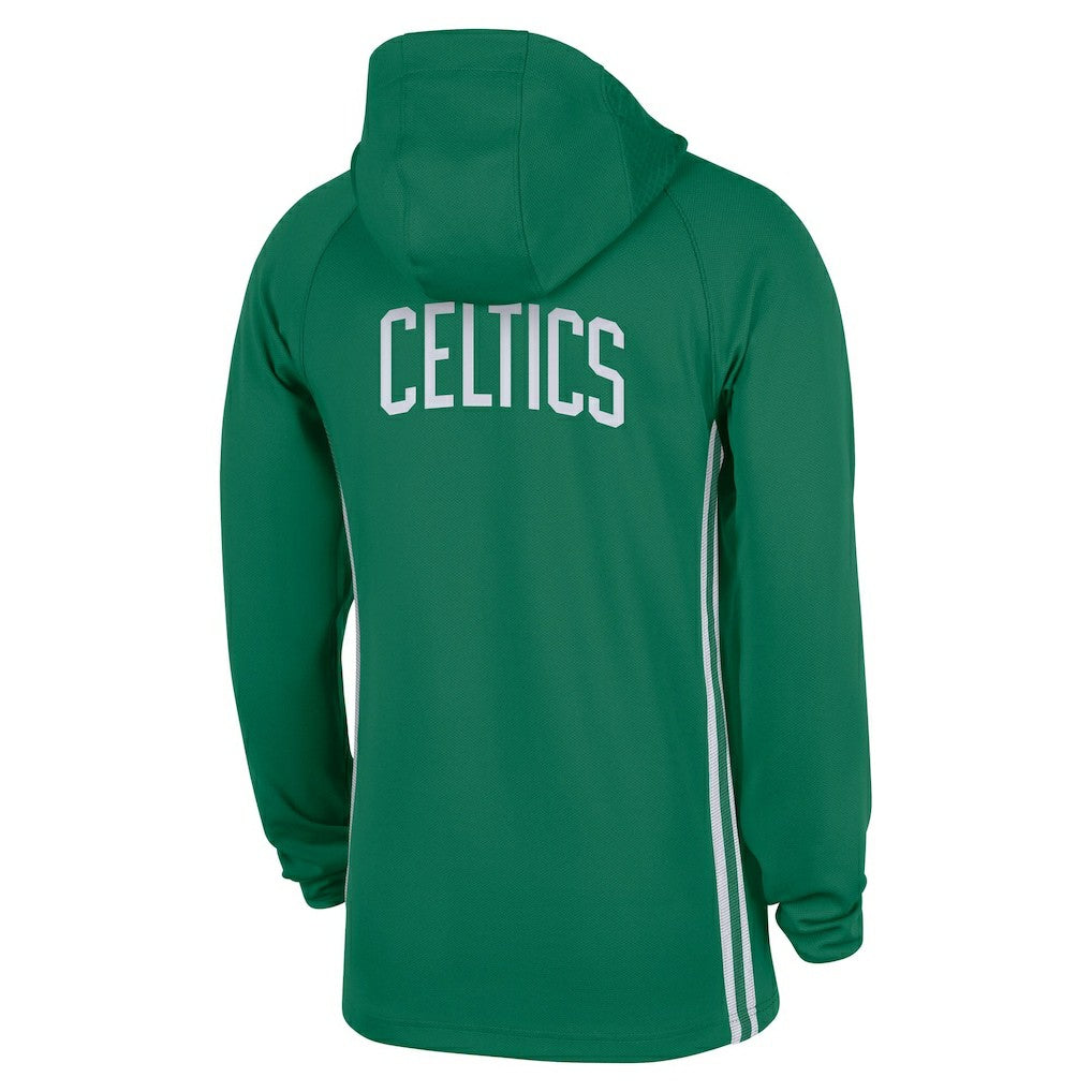 Nike Boston Celtics Authentic On Court Zone Quarter-Zip Dri-FIT Hoodie Jacket Kelly Green