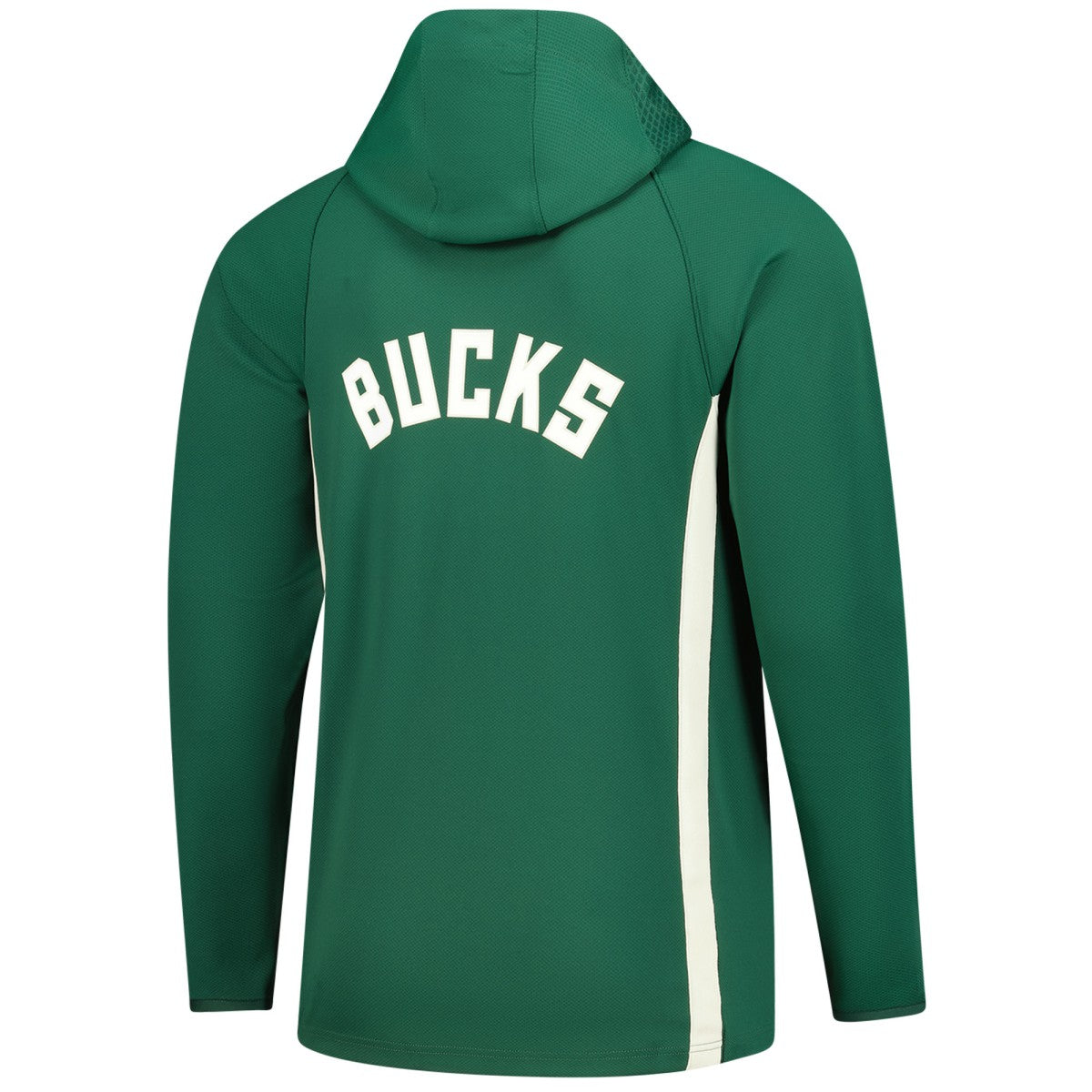 Nike Milwaukee Bucks Authentic On Court Zone Quarter-Zip Dri-FIT Hoodie Jacket Hunter Green