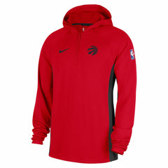 Nike Toronto Raptors Authentic On Court Zone Quarter-Zip Dri-FIT Hoodie Jacket Red