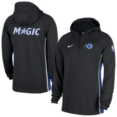Nike Orlando Magic Authentic On Court Zone Quarter-Zip Dri-FIT Hoodie Jacket Black