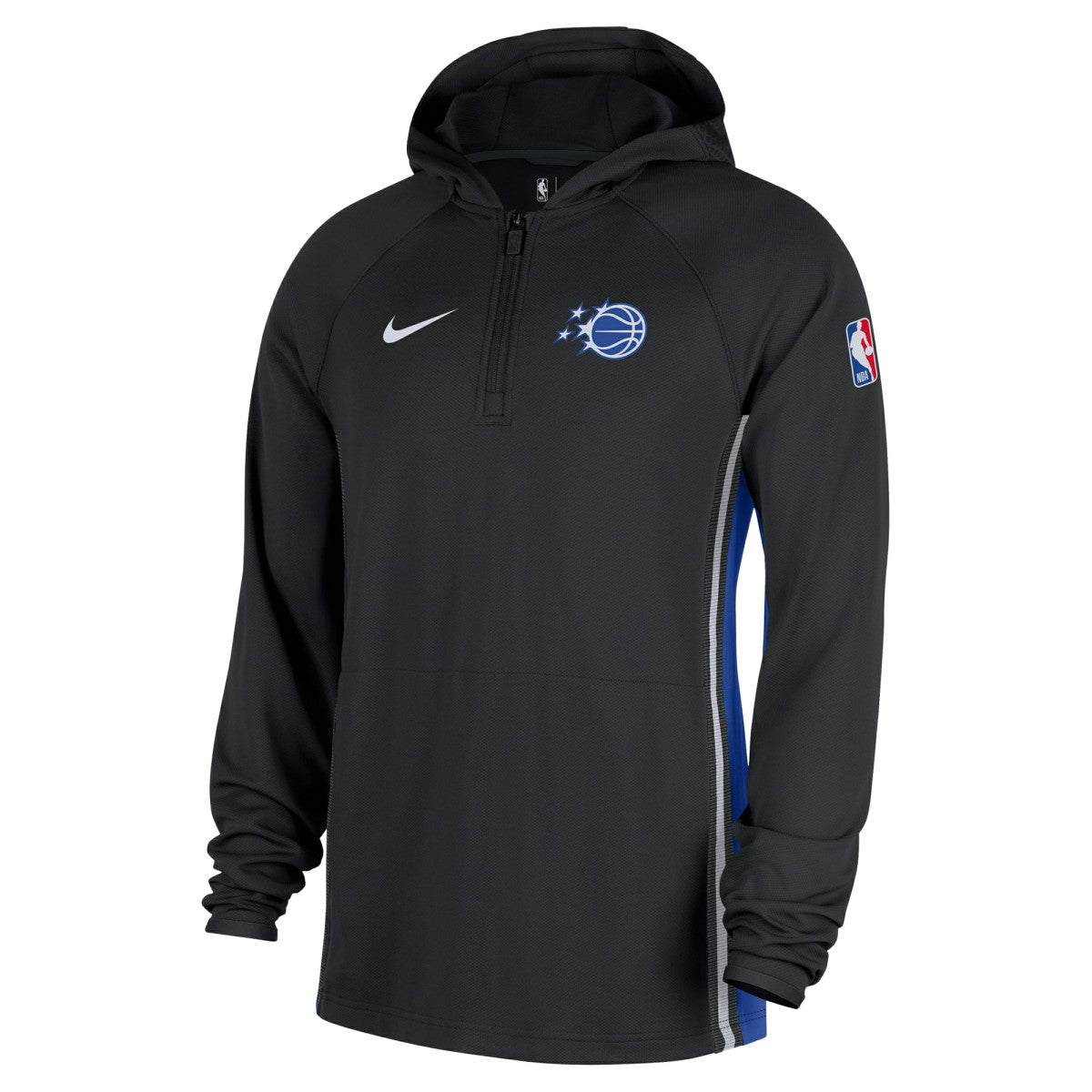 Nike Orlando Magic Authentic On Court Zone Quarter-Zip Dri-FIT Hoodie Jacket Black