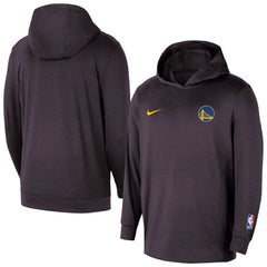 Nike Golden State Warriors Authentic Practice Yoga Restore Dri-Fit Pullover Hoodie Black