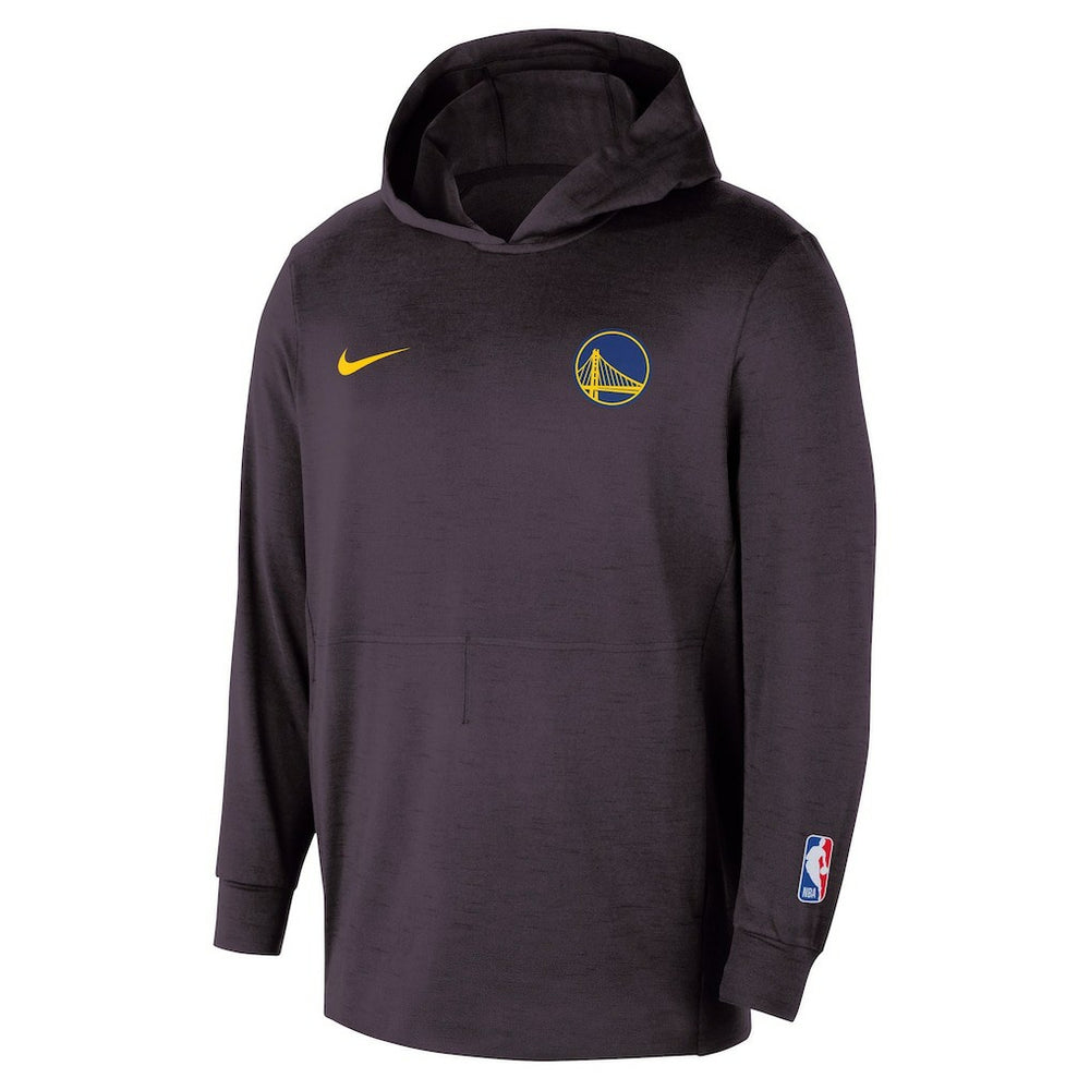 Nike Golden State Warriors Authentic Practice Yoga Restore Dri-Fit Pullover Hoodie Black
